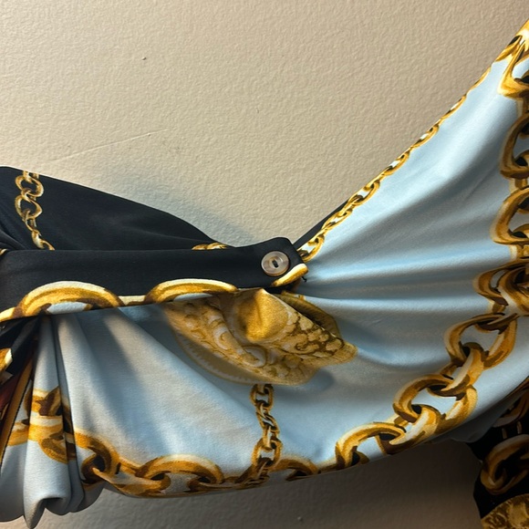 BOGO. Chain link button up dress-2 colors - Picture 2 of 4